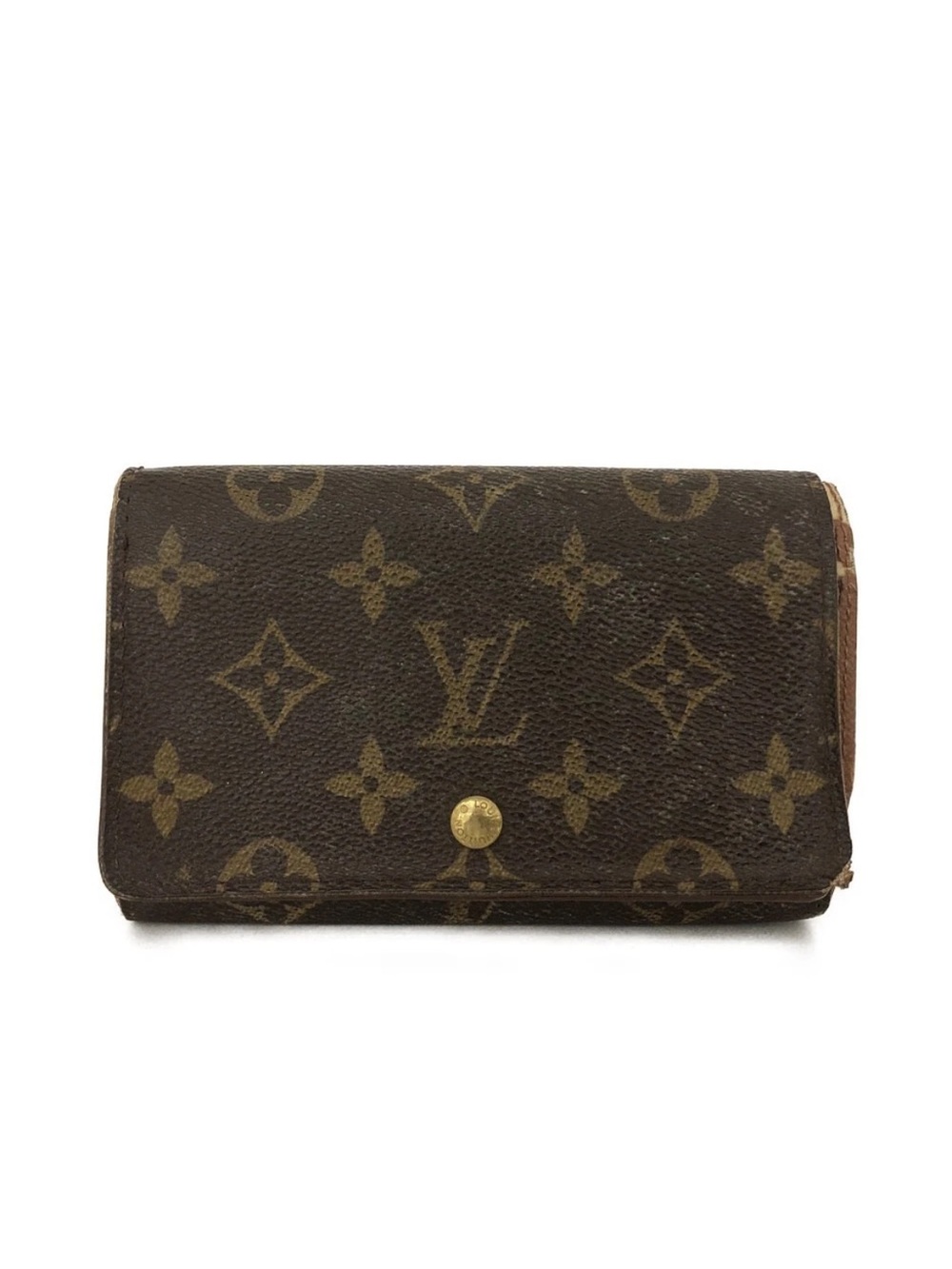 Louis Vuitton Vintage Monogram Bifold Wallet Snap Coin Compartment👝